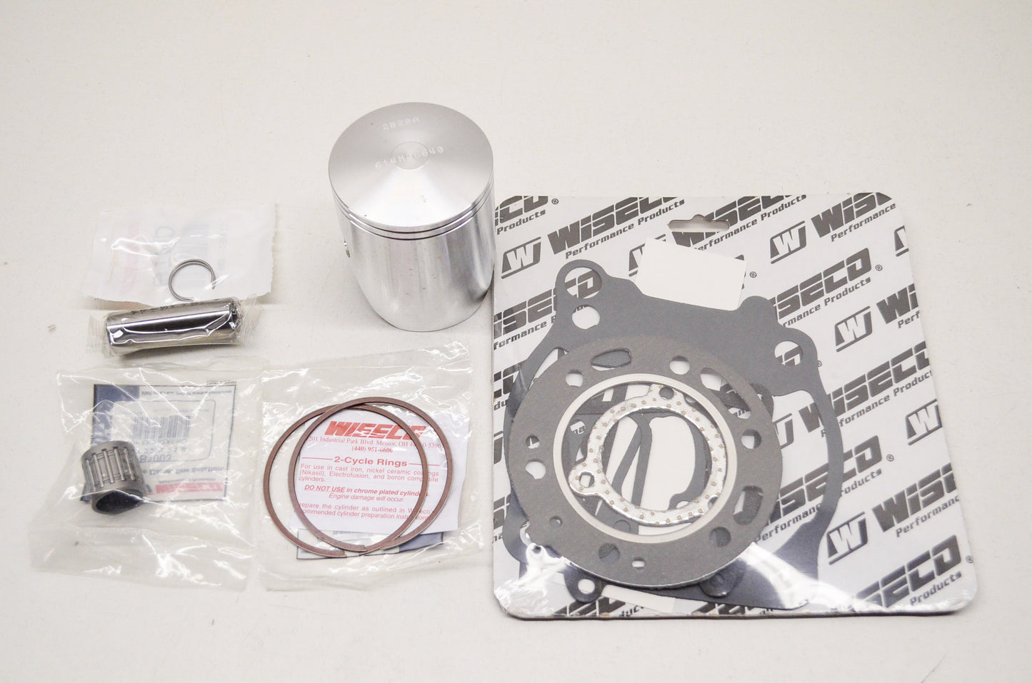 New Wiseco Forged Piston Kit 66.4mm 90-91 Honda CR250