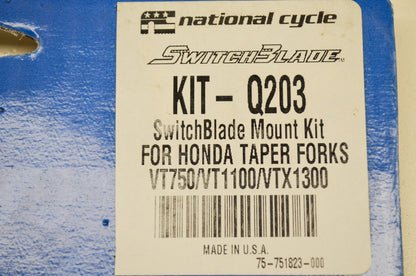New National Cycle SwitchBlade Windshield Mount Kit Honda NOS