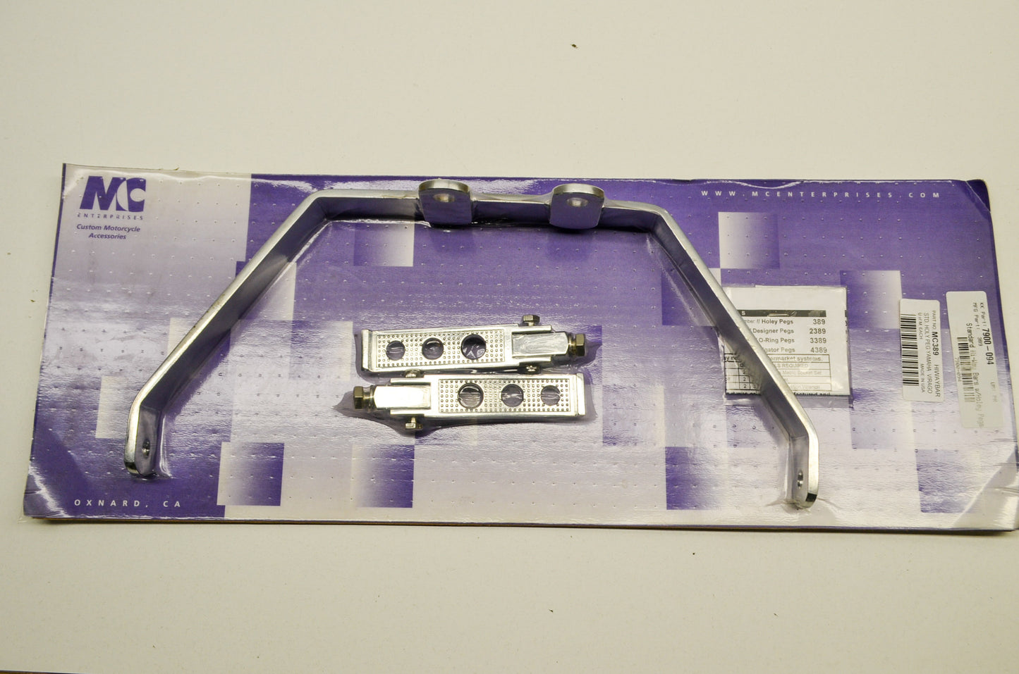 Hi-Way Bar Kit with Holey Pegs Yamaha NOS