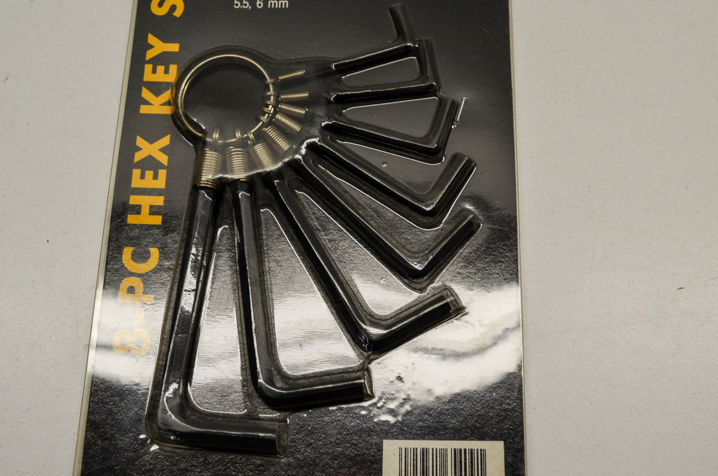 8 Piece Metric Hex Keys Set NOS
