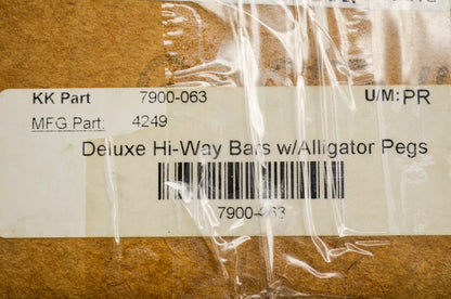 Hi-Way Bar Kit with Alligator Pegs NOS