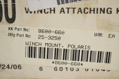 Cycle Country 8600-660, 25-3250 Winch Mount Kit Polaris NOS