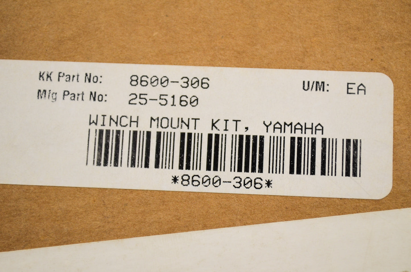 New Cycle Country Winch Mount Kit Yamaha NOS
