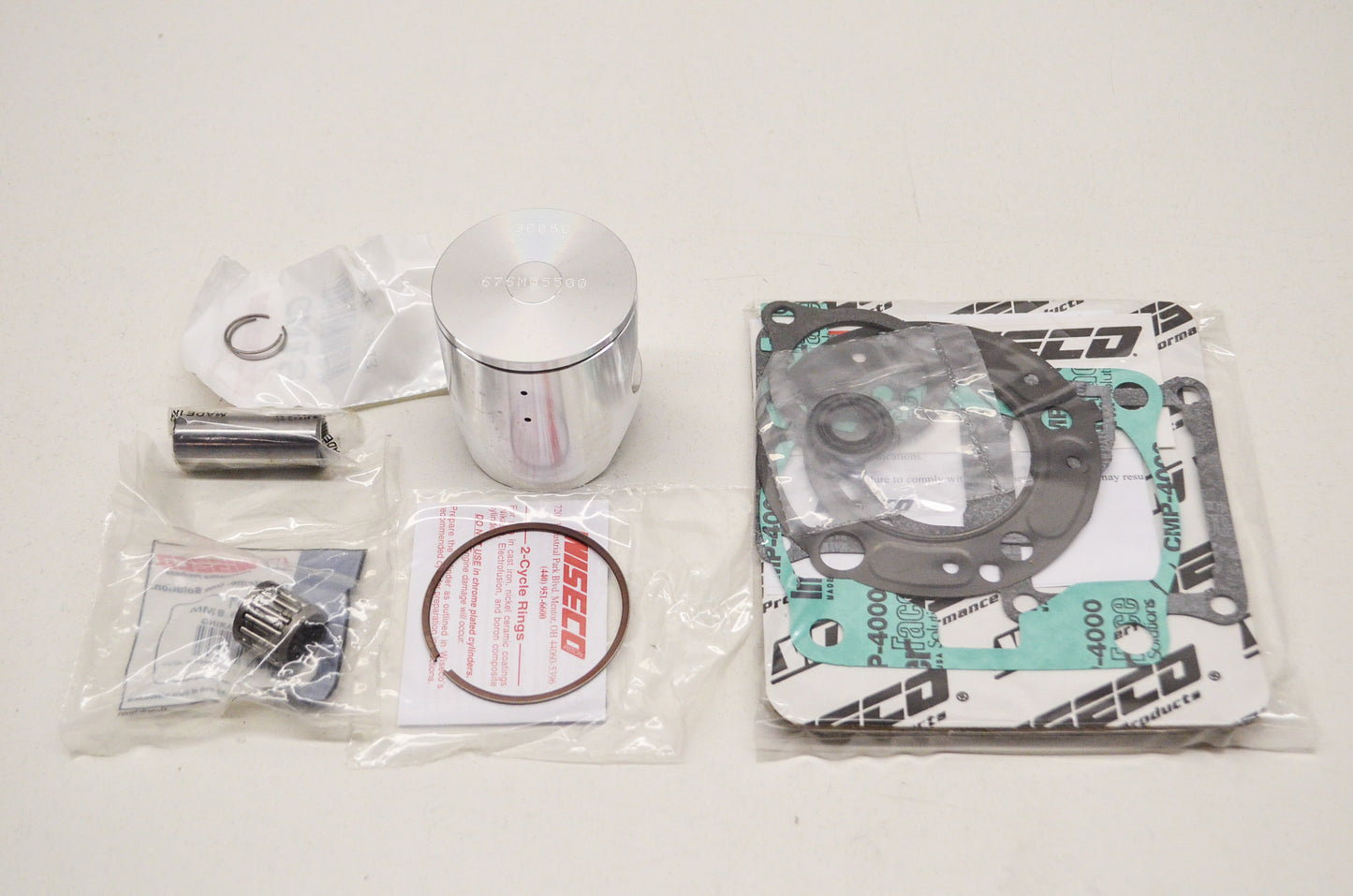 New Wiseco Forged Piston Kit 55mm 01-02 Honda CR125