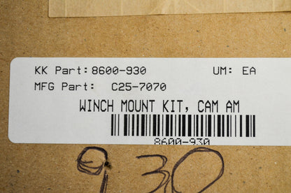 Cycle Country 8600-930, 25-7070, C25-7070 Winch Mount Kit Can-Am NOS