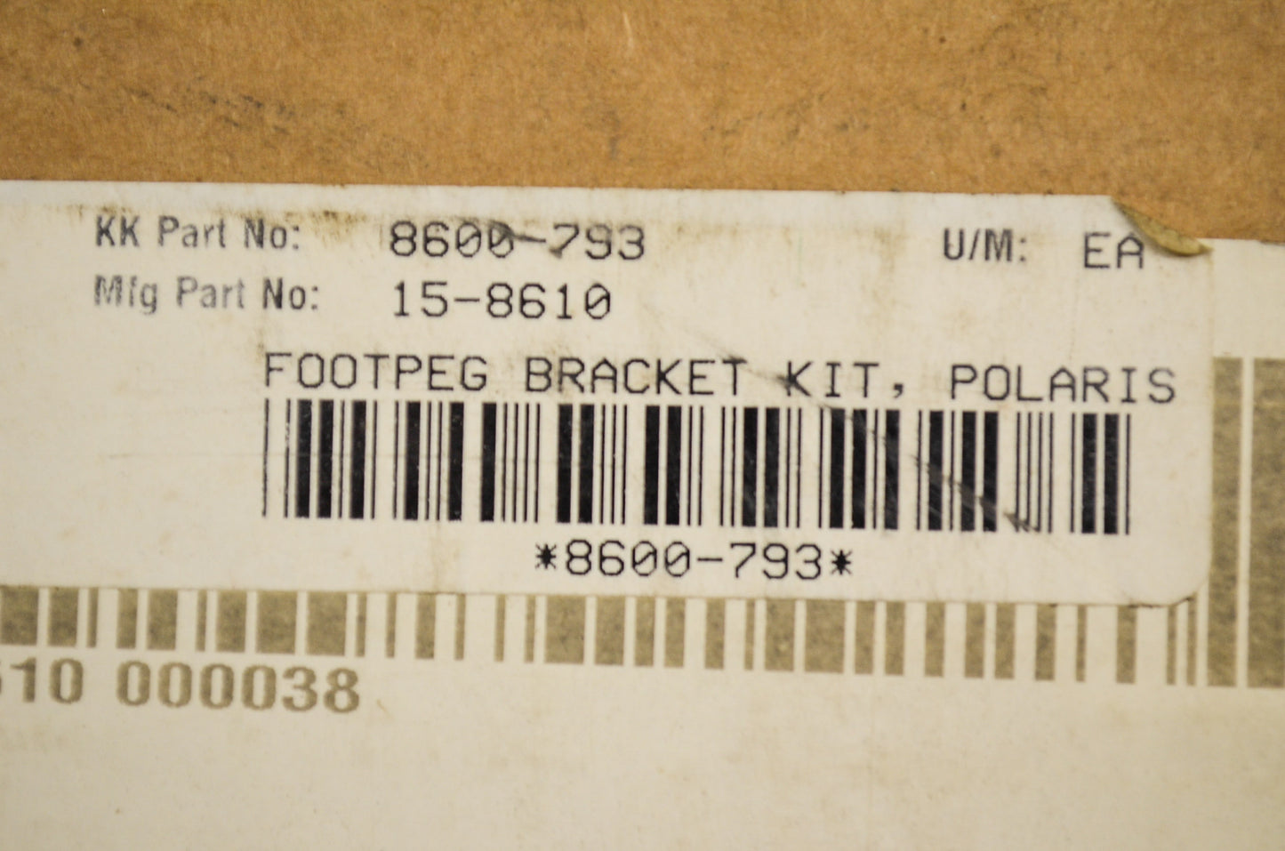 Cycle Country 8600-793, 15-8610 Blade Mount Kit Polaris NOS
