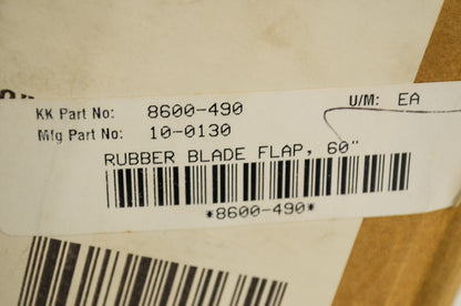 Rubber Blade Flap Kit 60' NOS