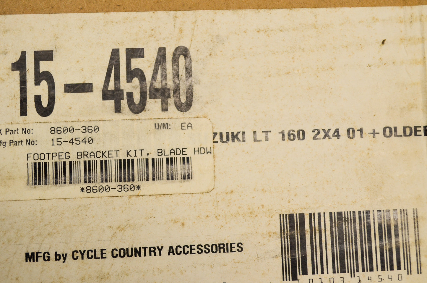 Blade Mount Kit Suzuki NOS