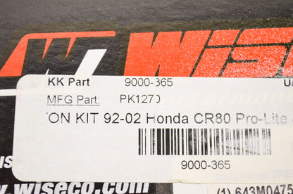 New Wiseco Top End Kit 47.5mm 92-02 Honda CR80