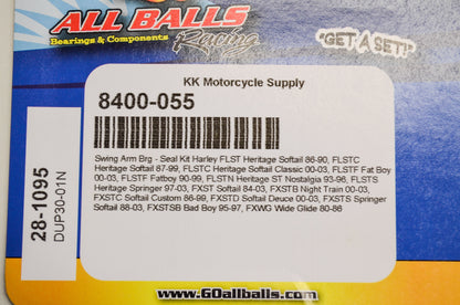 All Balls 28-1095 Swing Arm Bearing Seal Kit NOS