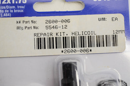 New Emhart Teknologies Repair Kit Helicoil M12x1.75 NOS