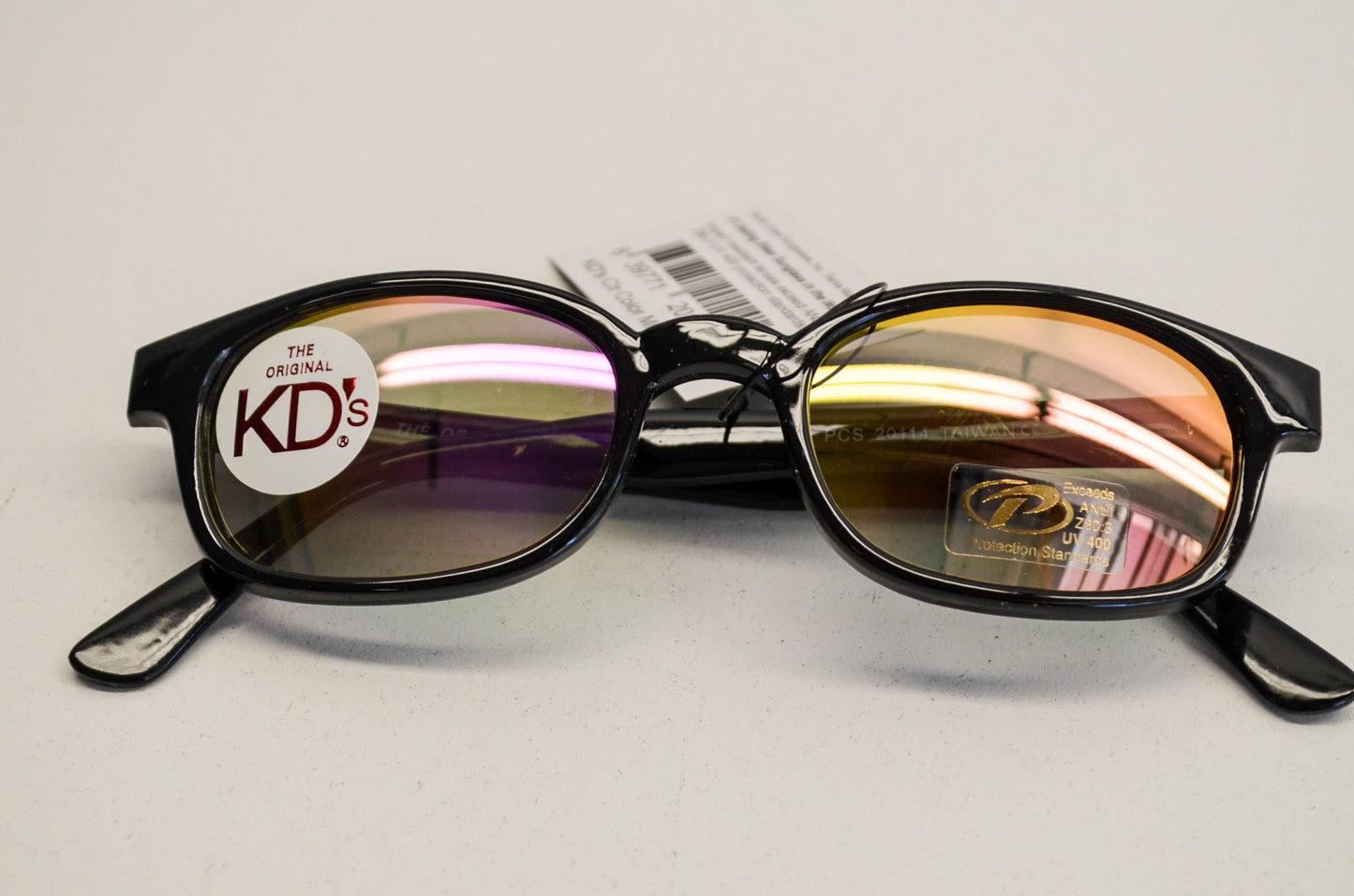 New PCS KD's Sunglasses Clear Colored UV 400 NOS