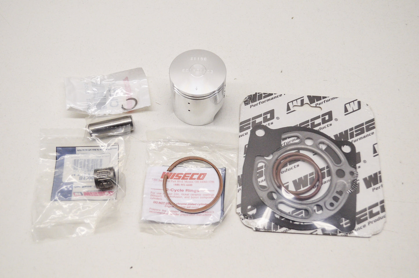 New Wiseco Top End Kit 52.5mm 95-97 Kawasaki KX100