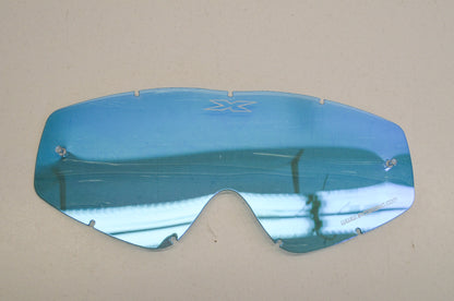 New EKS Brand Go-X Anti-Fog Lens Blue Mirror NOS