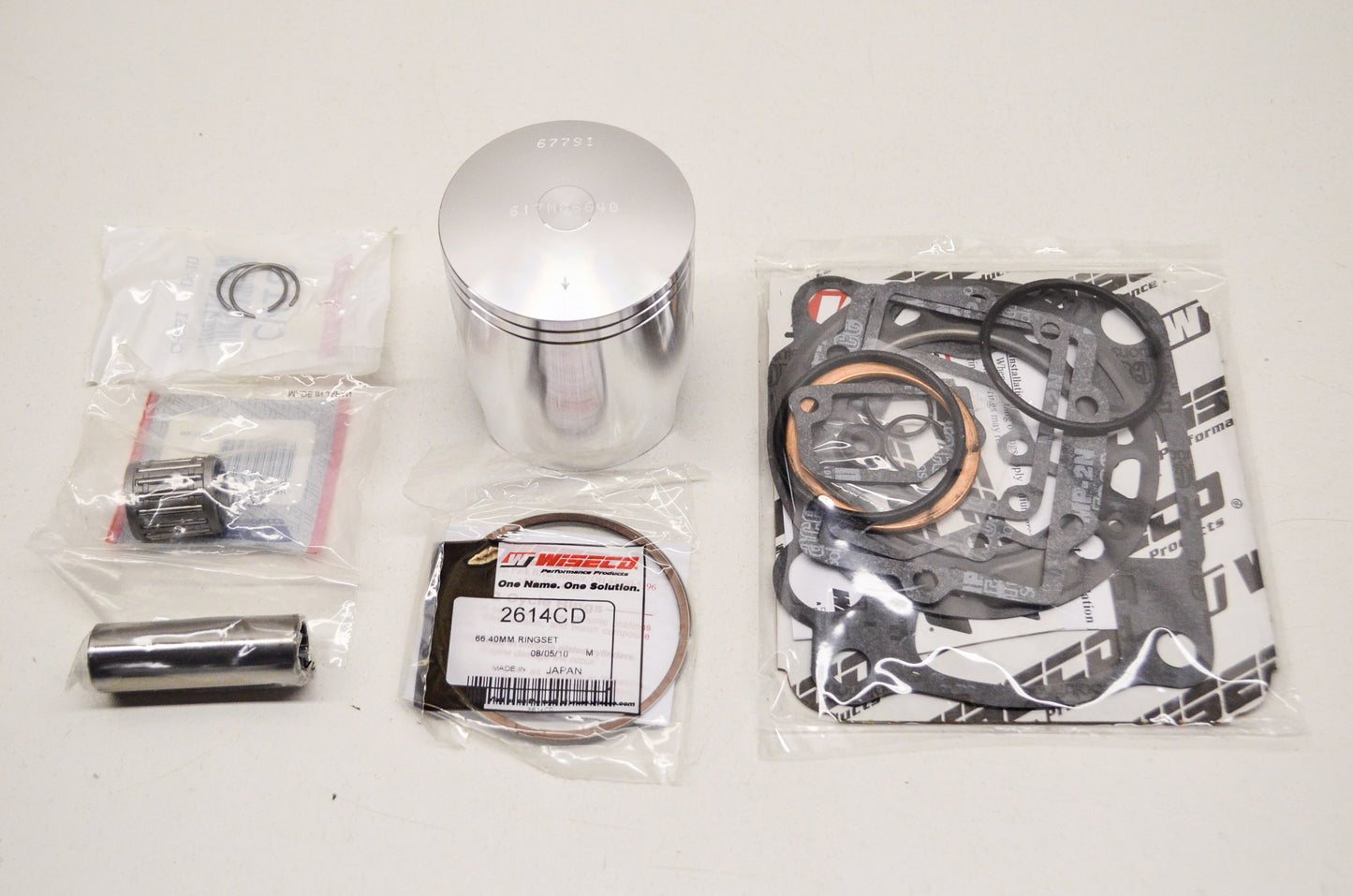 New Wiseco Top End Kit 66.4mm 93-01 Kawasaki KX250