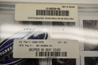 QuadWorks 1800-876, 36-45085-01 Gripper MX Seat Cover Black NOS