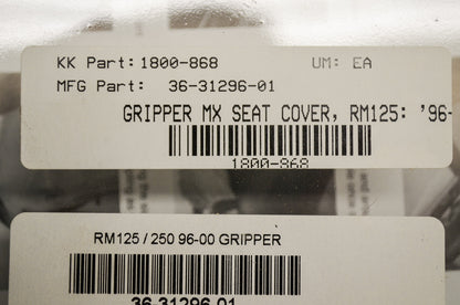 Gripper MX Seat Cover Black NOS