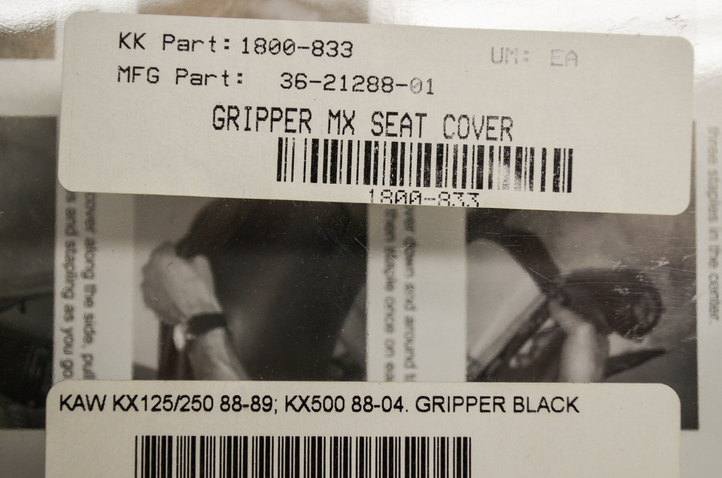 Gripper MX Seat Cover Black NOS
