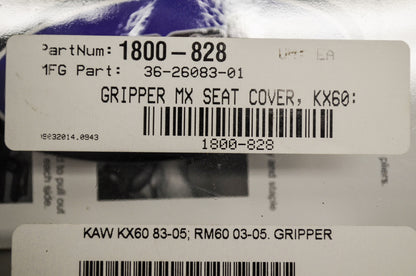 Gripper MX Seat Cover Black NOS