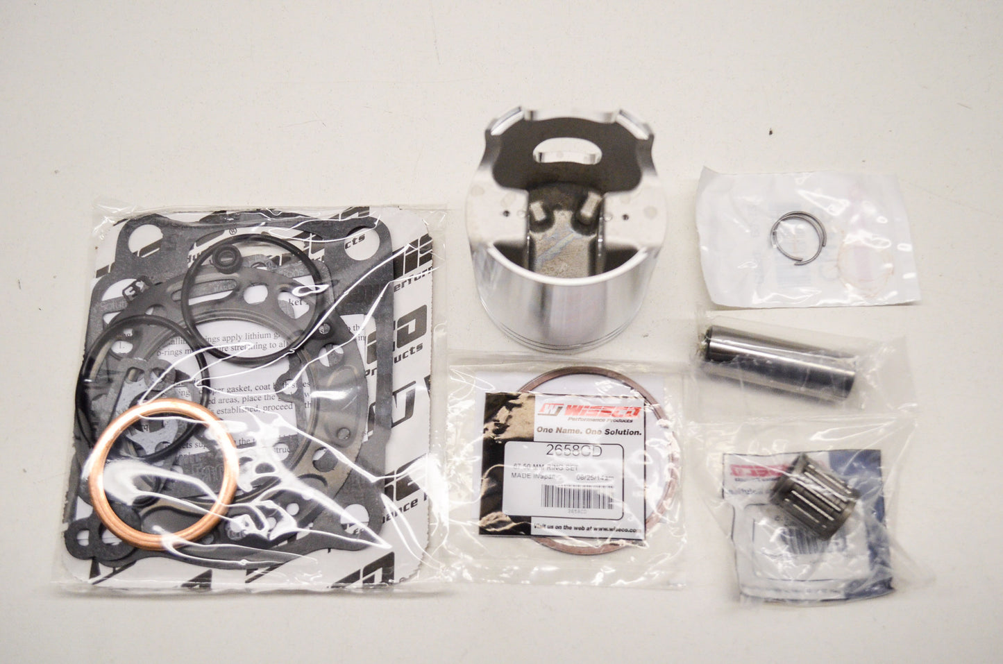 New Wisecoe Forged Piston Kit 67.5mm 93-01 Kawasaki KX250
