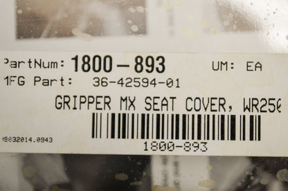 Gripper MX Seat Cover Black NOS