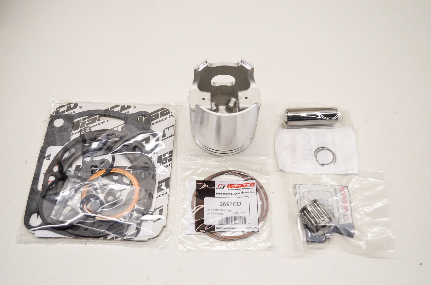 New Wiseco Forged Piston Kit 68.5mm 93-01 Kawasaki KX250
