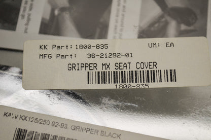 Gripper MX Seat Cover Black NOS