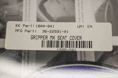 QuadWorks 1800-841, 36-22591-01 Gripper MX Seat Cover Black NOS
