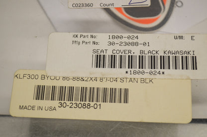 Seat Cover Black NOS