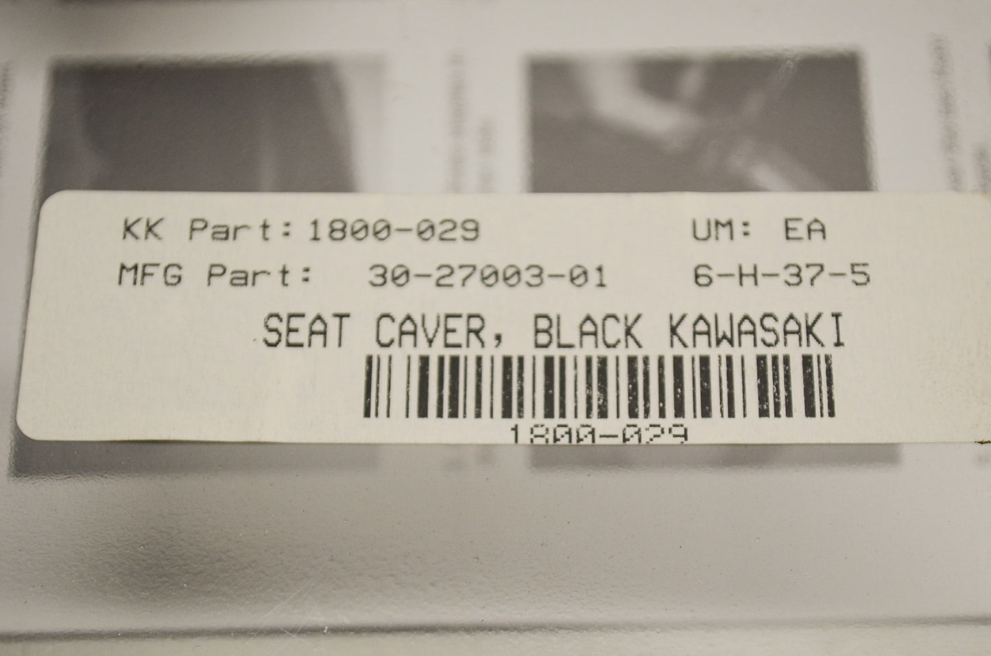 QuadWorks 1800-029, 30-27003-01 Seat Cover Black NOS
