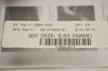 QuadWorks 1800-029, 30-27003-01 Seat Cover Black NOS