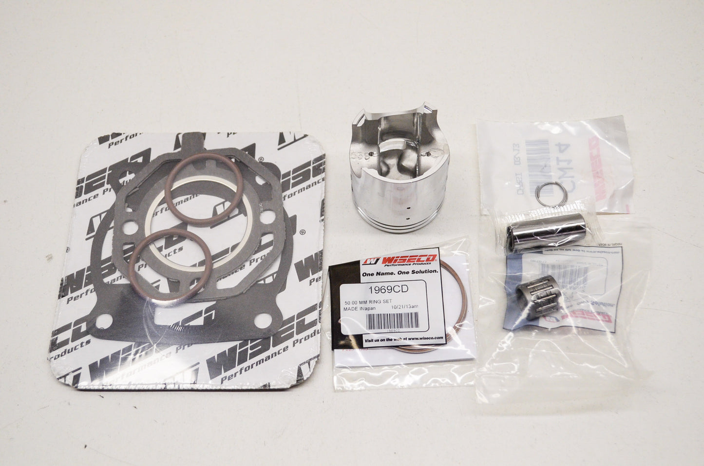 New Wiseco Forged Piston Kit 50mm 88-90 Kawasaki KX80