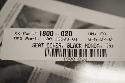 Seat Cover Black NOS