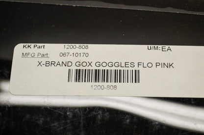 EKS Brand 1200-808, 067-10170 Go-X Goggles Pink NOS