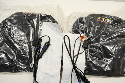 New Kolpin UTV Heated Bucket Seat Cover Black NOS