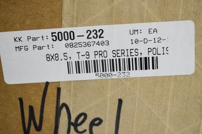New Industrial Tire Products T-9 Pro Series Wheel 8x8.5 Polished NOS