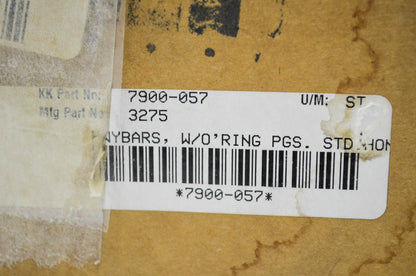 Hi-Way Bar Kit with O Ring Pegs NOS