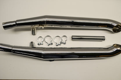 Whispertone Chrome Muffler Kit NOS