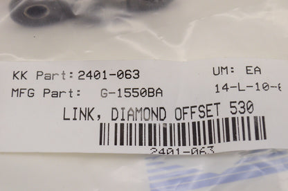 New Diamond Chain Co. Offset Link 530 NOS