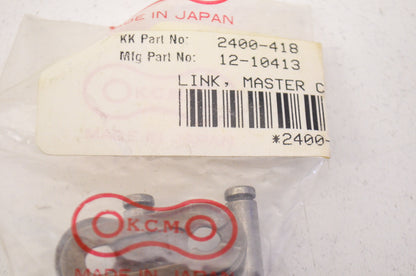 Cycle Pro 2400-418, 12-10413 KCM Master Connecting Link 630 NOS