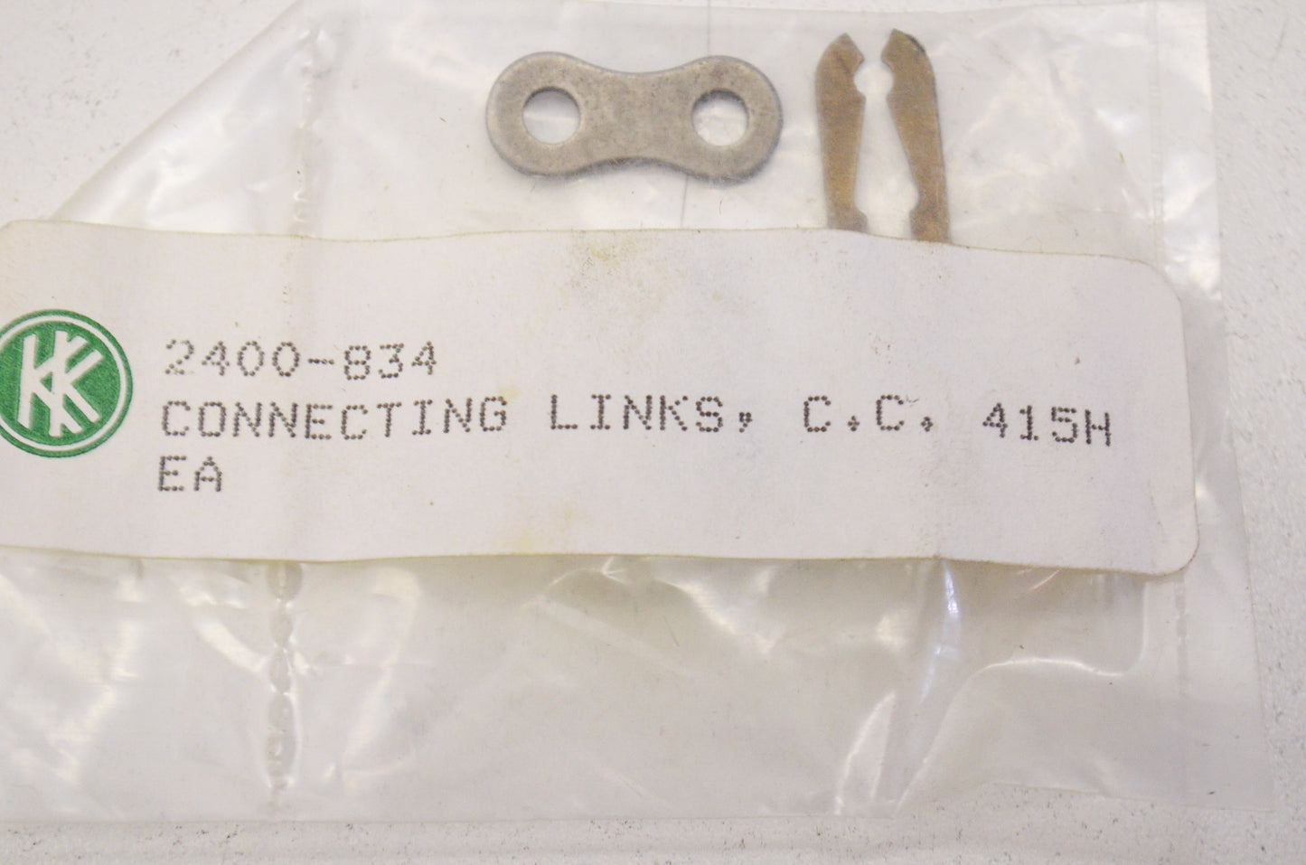 Cycle Pro 2400-834, HC415T Connecting Links CC 415H Qty 2 NOS