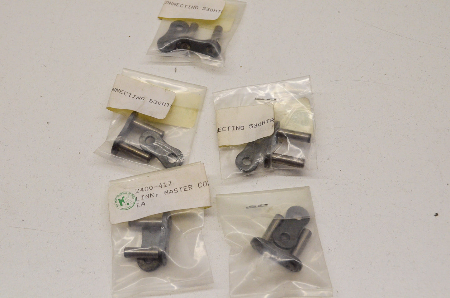 Cycle Pro 2400-417, 12-10412 Master Connecting Link 530 HTR Qty 5 NOS