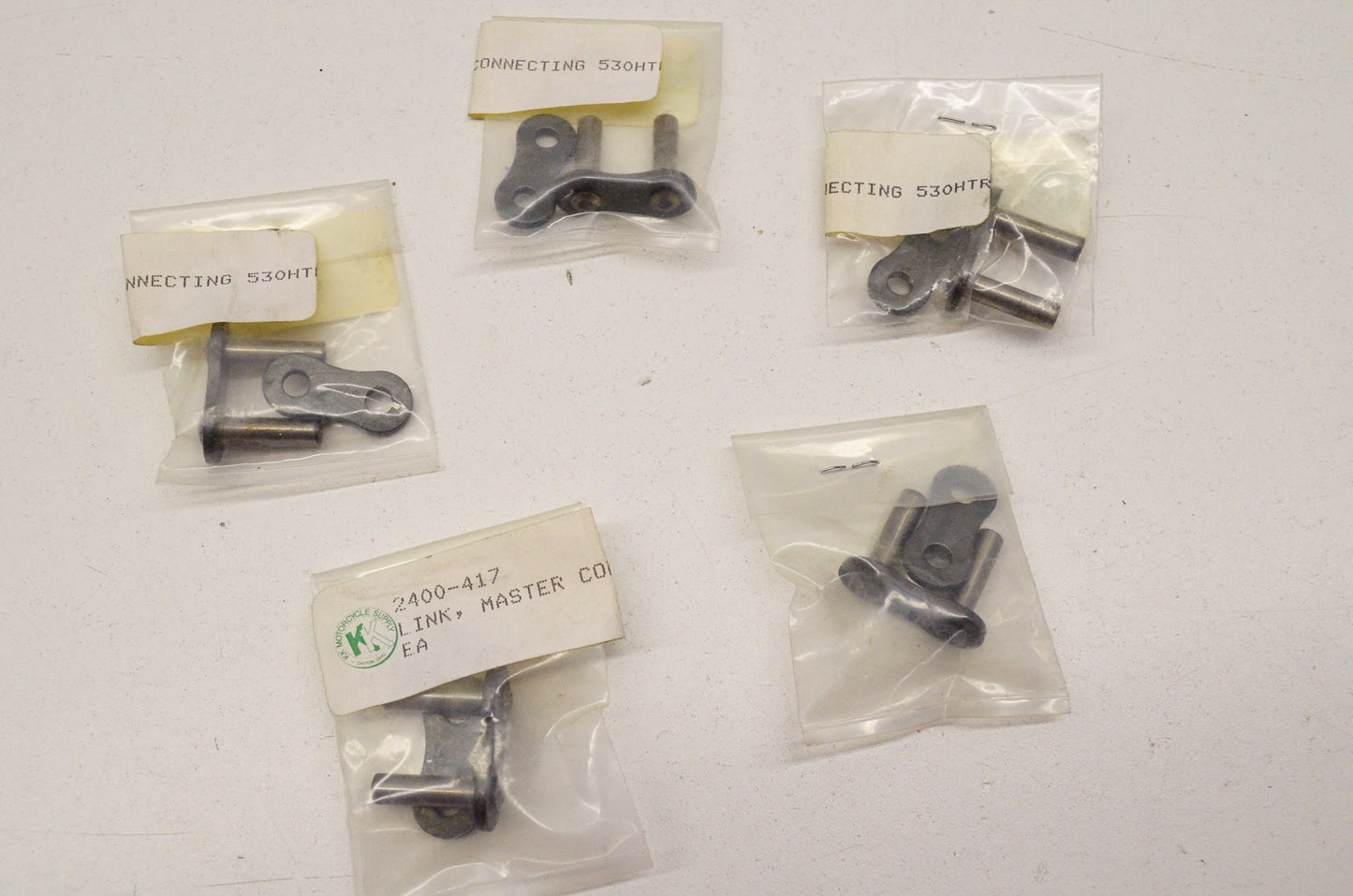 Cycle Pro 2400-417, 12-10412 Master Connecting Link 530 HTR Qty 5 NOS