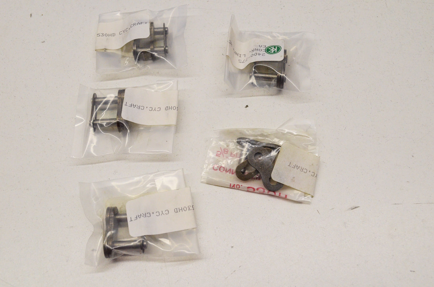 Cycle Pro 2400-775, 53-23803 Connecting Link HC 530 HD Qty 5 NOS