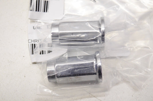 ITP 5000-270, ALUG15 Flat Base Chrome Lug Nuts 10mmx1.25 QTY 2 NOS