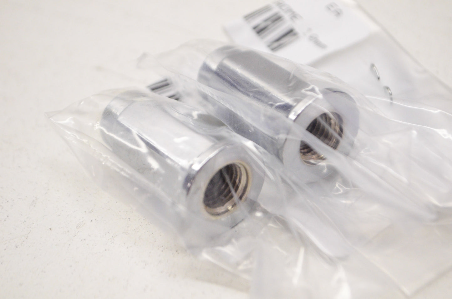 ITP 5000-270, ALUG15 Flat Base Chrome Lug Nuts 10mmx1.25 QTY 2 NOS