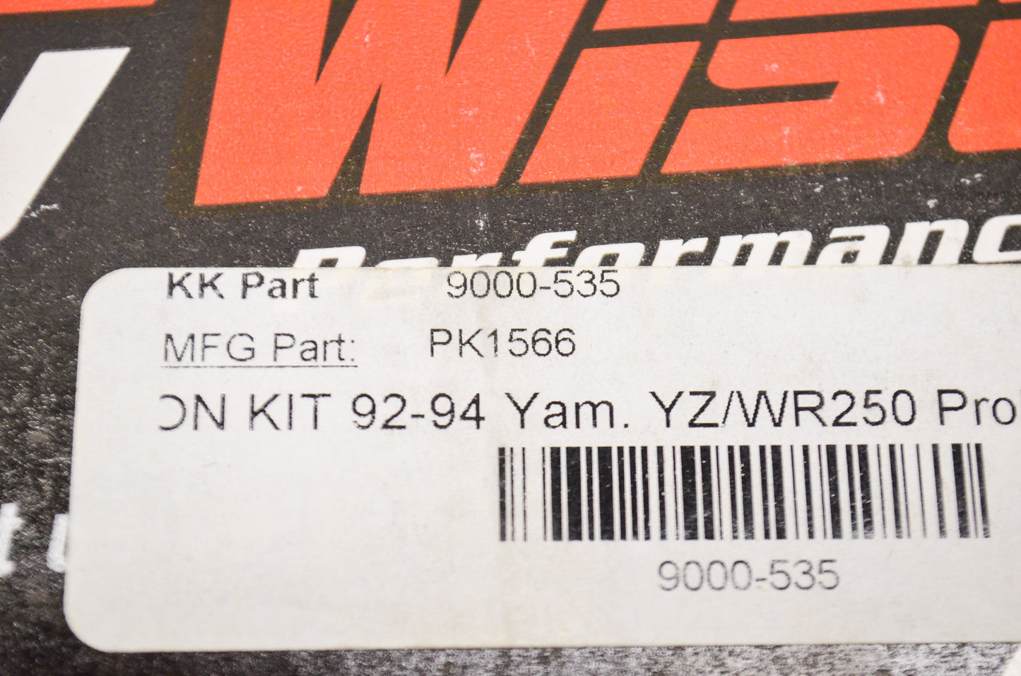 Wiseco PK1566 Top End Kit 70mm 92-94 Yamaha YZWR250 NOS