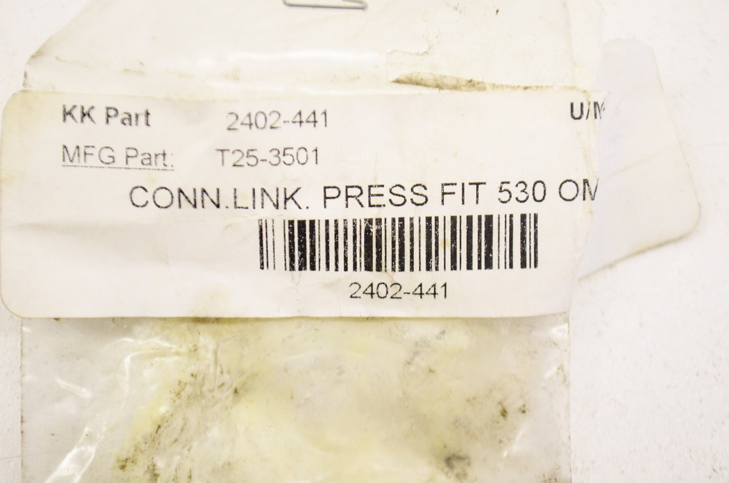 Tucker Rocky 2402-441, T25-3501 Connecting Link Press Fit Omega 530 NOS