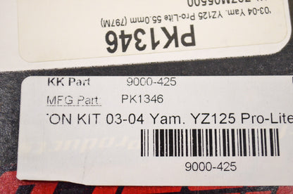 New Wiseco Fored Piston Kit 55mm 03-04 Yamaha YZ125