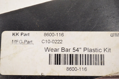 New Cycle Country Accessories Wear Bar Kit 54' Plastic NOS